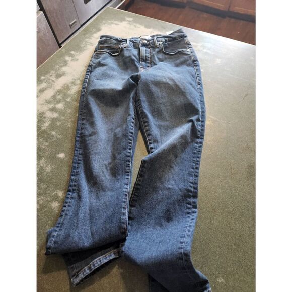 Good American GOOD LEGS CROP EXTREME V jeans sz 6/28 - Picture 4 of 6